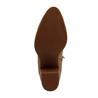 Mia Girl Womens Hadley Stacked Heel Dress Boots