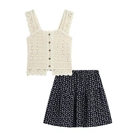by&by girl Big Kid Girls 2-pc. Skirt Set