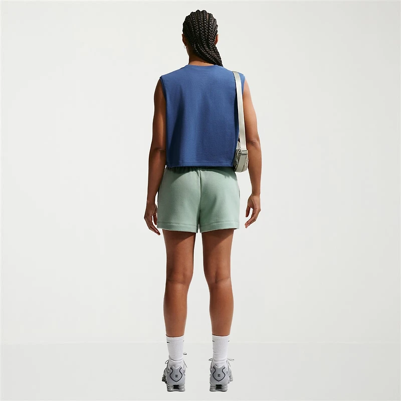 Nike Womens Mid Rise Drawstring Waist Active Pull-On Short