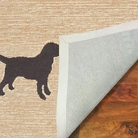 Liora Manne Frontporch Doggies Hand Tufted Washable Indoor Outdoor Rectangular Accent Rug