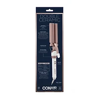 Conair Double Ceramic Rose Gold Triple Hair Waver