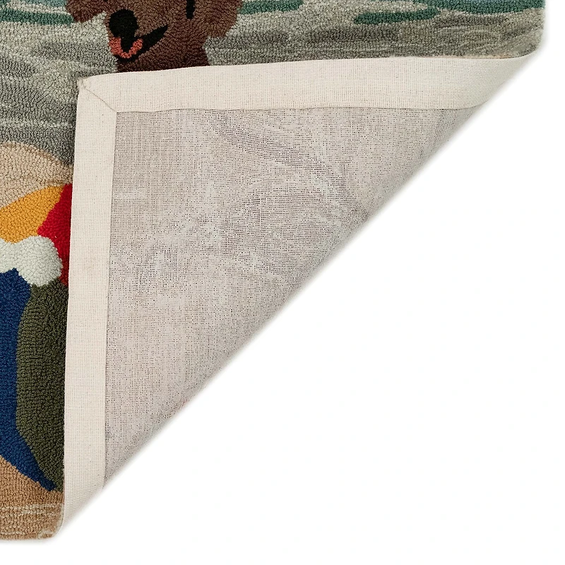 Liora Manne Frontporch Coastal Dog Hand Tufted Washable Indoor Outdoor Rectangular Accent Rug