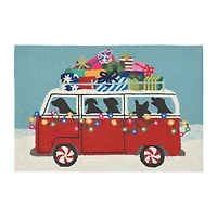 Liora Manne Frontporch Happy Howlidays Indoor/Outdoor Rug