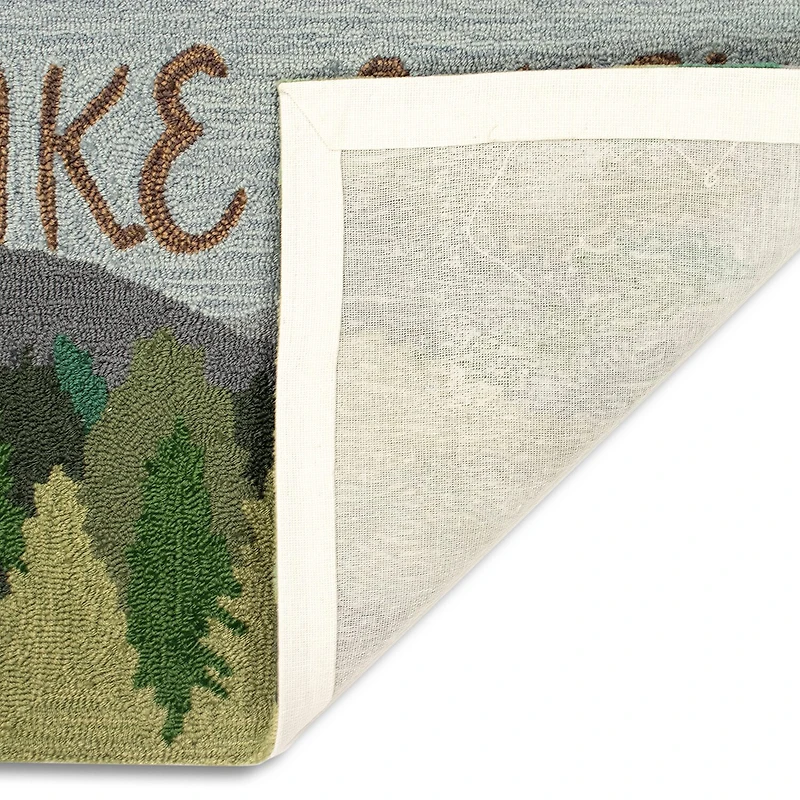 Liora Manne Frontporch Take A Hike Hand Tufted Washable Indoor Outdoor Rectangular Accent Rug