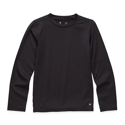 Xersion Little & Big Kid Boys Crew Neck Long Sleeve Active T-Shirt
