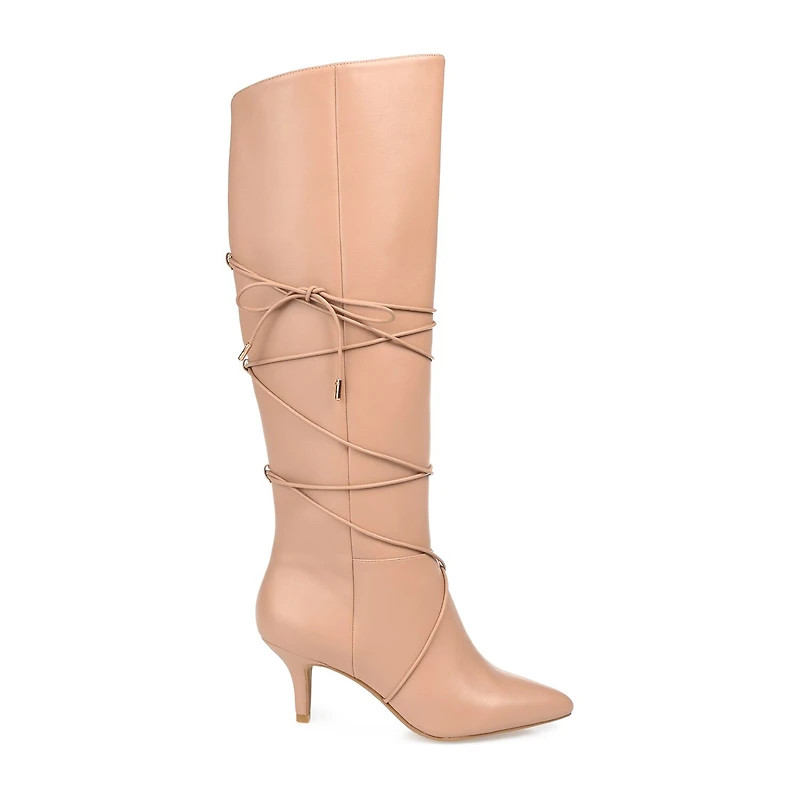 Journee Collection Womens Kaavia Stiletto Heel Riding Boots