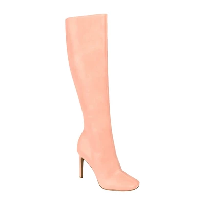 Journee Collection Womens Glenda Extra Wide Calf Stiletto Heel Dress Boots