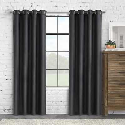 Habitat Abstract Grommet Top Light-Filtering Single Curtain Panel