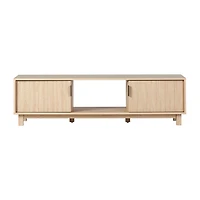 58" 2 Door Reeded TV Stand