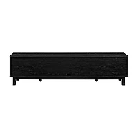 70" 2 Door Rattan TV Stand