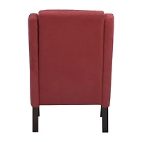 Linon Leckie Upholstered Wingback Chair