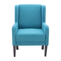 Linon Leckie Upholstered Wingback Chair