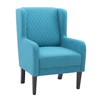 Linon Leckie Upholstered Wingback Chair