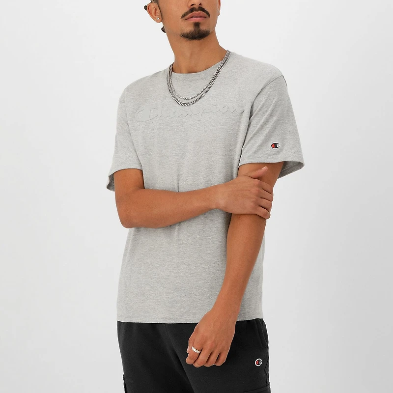 Champion Mens Crew Neck Short Sleeve Regular Fit Graphic T-Shirt