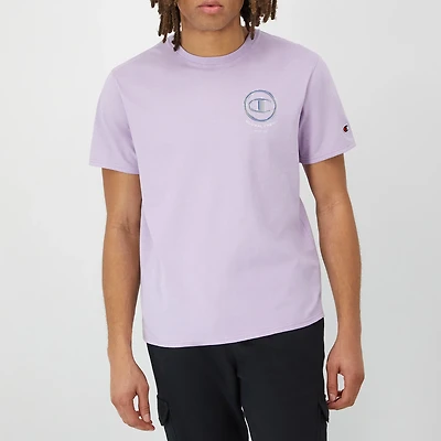 Champion Mens Crew Neck Short Sleeve Regular Fit Graphic T-Shirt