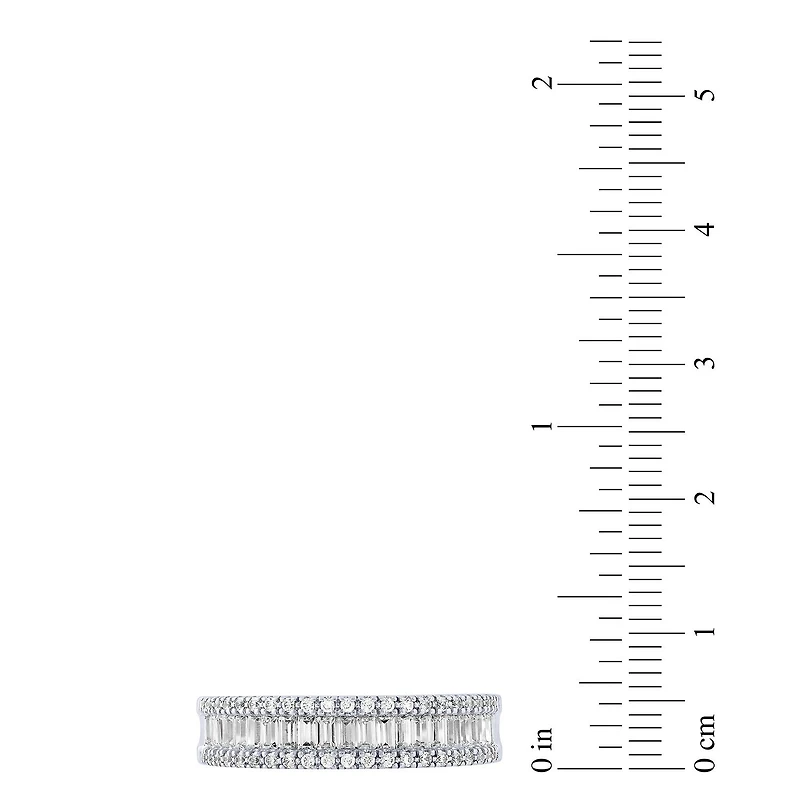 2.5MM 1/2 CT.T.W. Natural White Diamond 10K Gold Anniversary Band