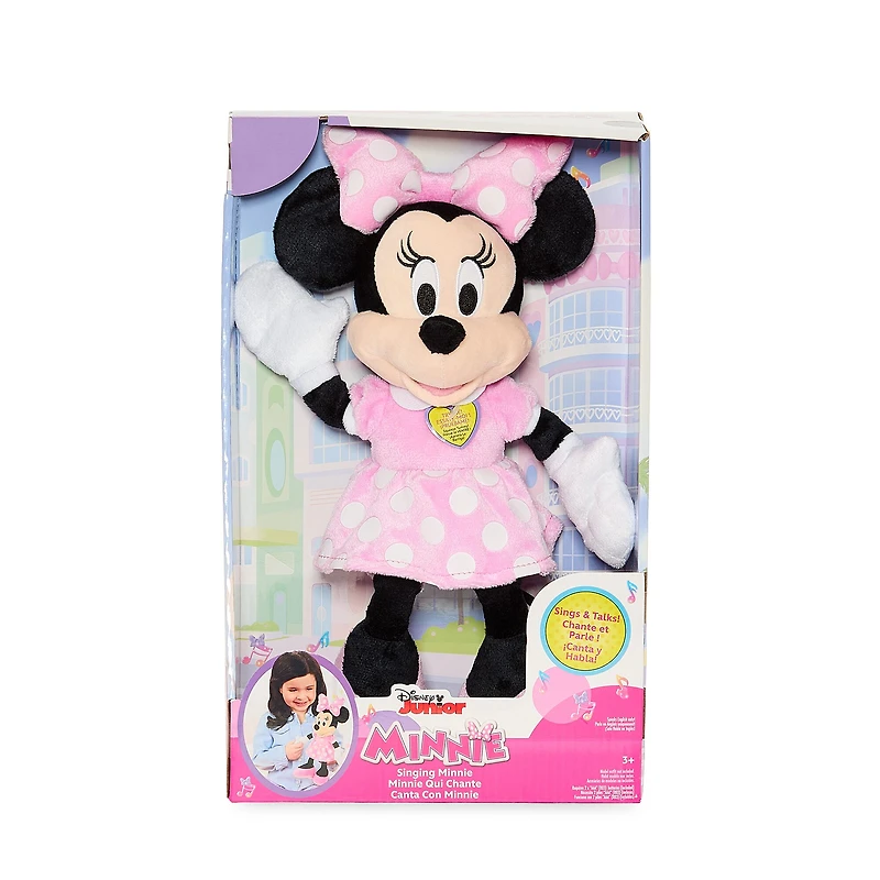Disney Collection Talking Mickey Mouse Clubhouse Minnie Mouse Interactive Plush