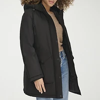 Dockers Womens Hooded Water Resistant Midweight Parka