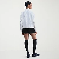 Nike Womens Mid Rise Drawstring Waist Active Pull-On Short