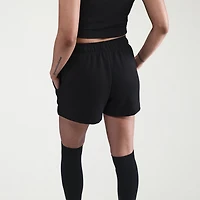 Nike Womens Mid Rise Drawstring Waist Active Pull-On Short