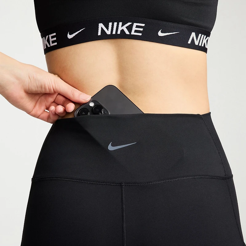 Nike Womens Moisture Wicking Quick Dry High Rise Knit 7/8 Ankle Legging