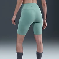 Nike Womens 8" High Rise Stretch Fabric Moisture Wicking Bike Short