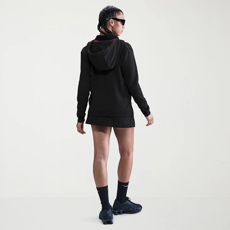 Nike Womens Long Sleeve Fleece Zipper Active Hoodie