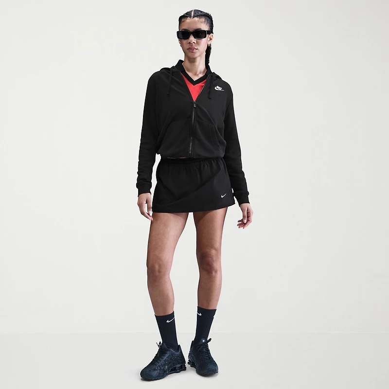 Nike Womens Long Sleeve Fleece Zipper Active Hoodie