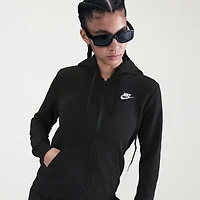 Nike Womens Long Sleeve Fleece Zipper Active Hoodie