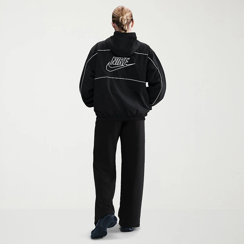 Nike Club Womens Wide Leg Mid Rise Fleece Sweatpant
