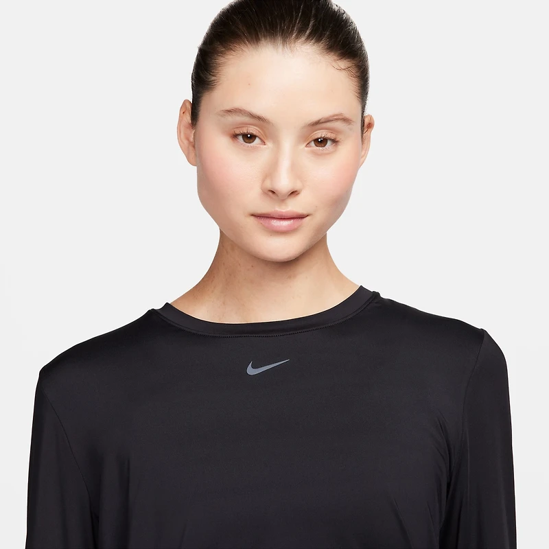 Nike Womens Crew Neck Long Sleeve Quick Dry Active T-Shirt