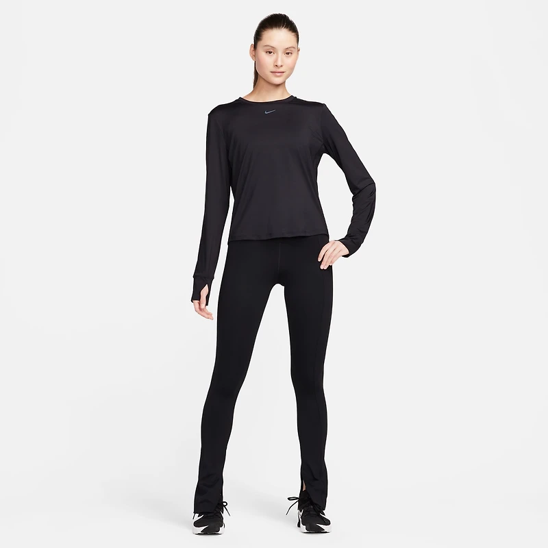 Nike Womens Crew Neck Long Sleeve Quick Dry Active T-Shirt