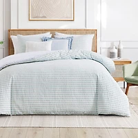 Peri Home Gingham Scallop Square Throw Pillow