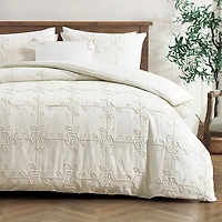Peri Home Trellis Rose 3-pc. Embroidered Comforter Set