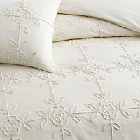 Peri Home Trellis Rose 3-pc. Embroidered Comforter Set