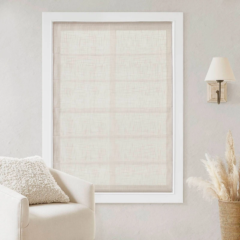 Madison Park Quincy Cordless Room Darkening Roman Shade