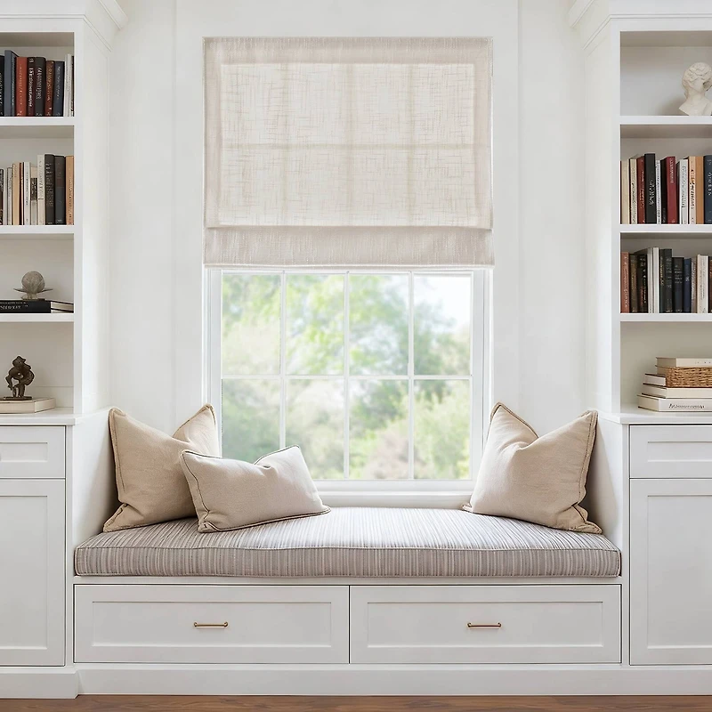 Madison Park Quincy Cordless Room Darkening Roman Shade