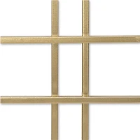 Cheungs Richese Gold Repeating Square Metal Wall Sculpture