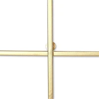 Cheungs Richese Gold Repeating Square Metal Wall Sculpture