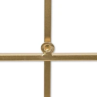 Cheungs Richese Gold Repeating Square Metal Wall Sculpture