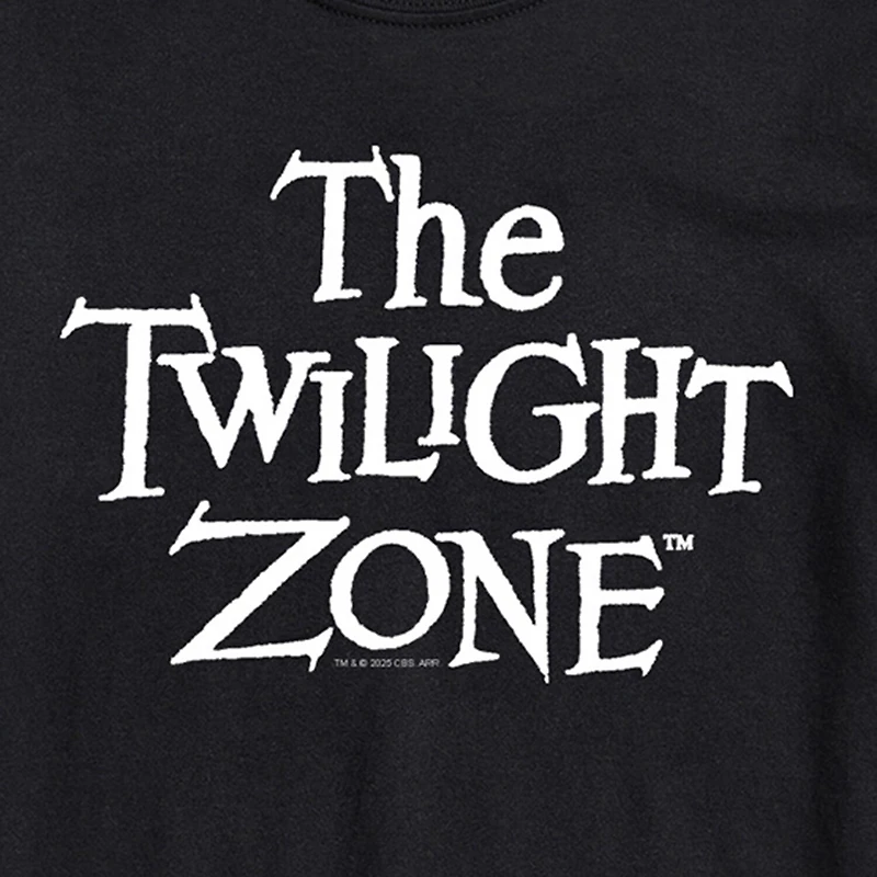 The Twilight Zone Logo Mens Crew Neck Short Sleeve Regular Fit Graphic T-Shirt
