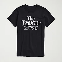 The Twilight Zone Logo Mens Crew Neck Short Sleeve Regular Fit Graphic T-Shirt