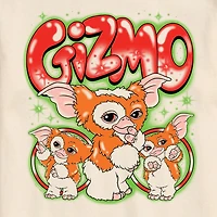 Gremlins Gizmo Airbrush Mens Crew Neck Short Sleeve Regular Fit Graphic T-Shirt