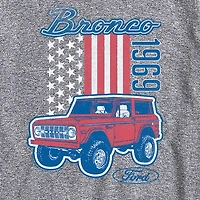 Ford American Bronco 69 Mens Crew Neck Short Sleeve Regular Fit Graphic T-Shirt