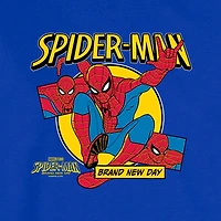 Brand New Day Comic Mens Crew Neck Long Sleeve Spiderman Sweatshirt