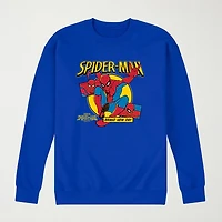 Brand New Day Comic Mens Crew Neck Long Sleeve Spiderman Sweatshirt