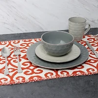 Elama Tahitian Pearl 16-pc. Stoneware Dinnerware Set
