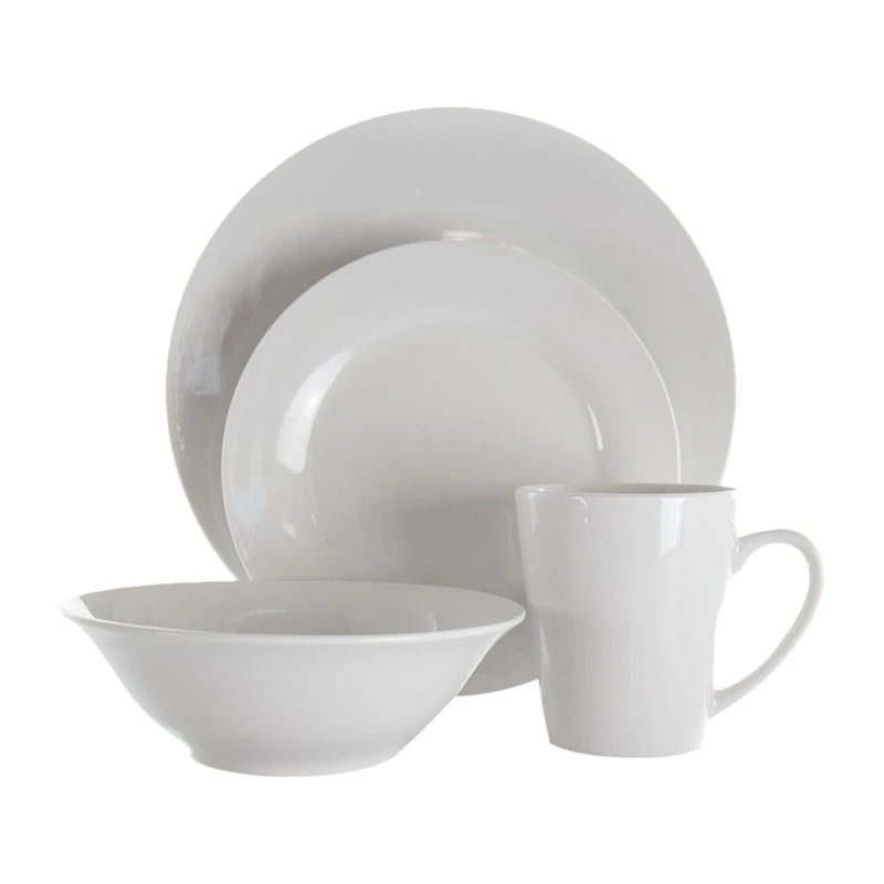 Elama Marshal 16-pc. Porcelain Dinnerware Set