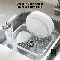 Umbra White Nickel Dish Rack