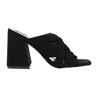 Journee Collection Dorisa Womens Round Open Toe Block Heel Pumps